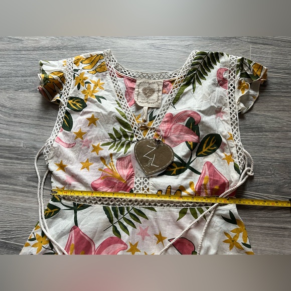 NWT gorgeous floral dress, 100%cotton! - Picture 8 of 9